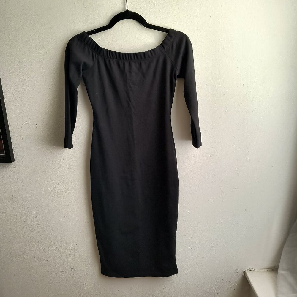 Zara Midi Bodycon off-shoulder dress